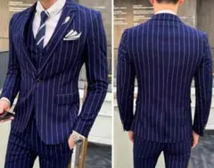 メンズ スーツ ストライプ