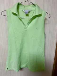 Brooks Brothers ノースリーブ ポロシャツ ライトグリーン M