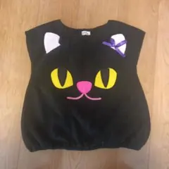 ハロウィン 黒猫 ねこ コスチューム コスプレ 子ども 120㎝