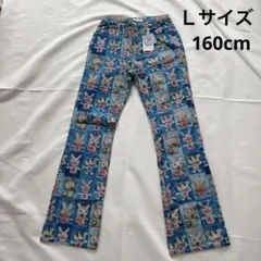 【希少！レア】エンジェルブルー プリントデニム Lサイズ 160cm 新品未使用