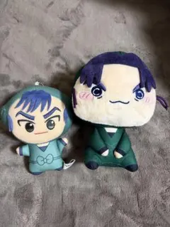 忍たま乱太郎 ちびぐるみ もちぴこぬいぐるみ 2点セット 食満留三郎 潮江文次郎