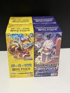 ワンピースカード エッグヘッドクライシス 神の島の冒険 box テープ