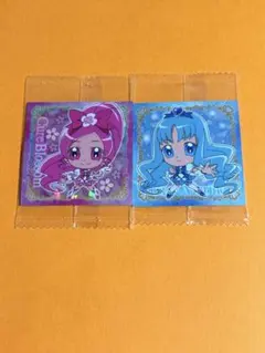 ☆にふぉるめーしょんプリキュアオールスターズシールウエハースシール2枚セット☆