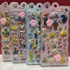 ズートピア 肉球 ぷにぷにシール ぷっくりシール マシュマロシール　4枚セット