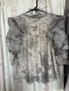 SNIDEL フリル袖ブラウス