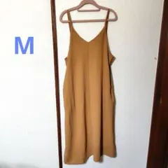 ブラウン Mサイズ キャミワンピース
