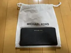 MICHAEL KORS Jet Set Travel ブラック長財布