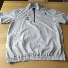 le coq sportif 半袖ハーフジップアウター グレー