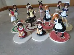 メイド フィギュア 11体とカード8枚セット