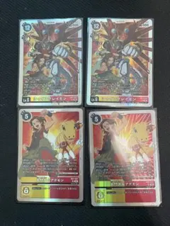 デジモンカード シャイングレイモン　大門大&アグモン SR 6枚セット デジモンカード シャイングレイモン 大門大&アグモン SR 6枚セット