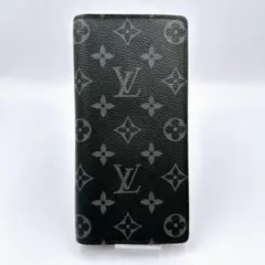 ルイヴィトン ポルトフォイユブラザ モノグラムエクリプスキャンバス 二つ折長財布