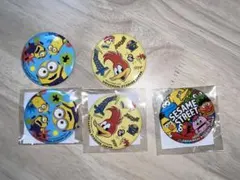 ユニバーサルスタジオ キャラクターバッジ 5個セット