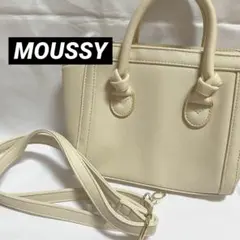 【MOUSSY】ハンドバッグ 2WAY ショルダー付き アイボリーのサムネイル