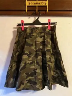 迷彩柄　スカート　LL