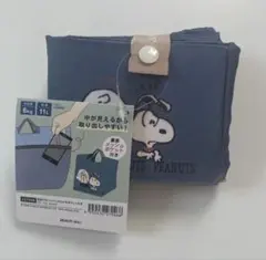 新品タグ付 SNOOPY スヌーピー 底板付きエコバッグ
