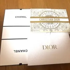 Dior CHANEL 紙袋 ショッパー セット