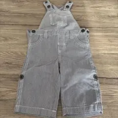 OLD NAVY ストライプオーバーオール 3-6M