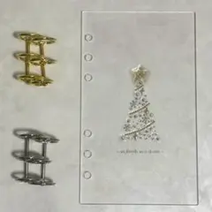 ✨milk⭐ 様専用✨A6 アクリルレジンバインダー　リング付き　韓国　貯金