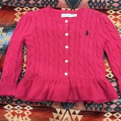 ラルフローレンベビーカーディガン　サイズ90極美品
