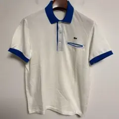 Lacoste ラコステ ポロシャツ ホワイト/ブルー 4