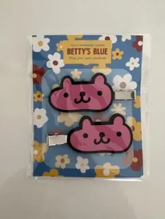 BETTY'S BLUE ヘアクリップ 2個セット ピンクのサムネイル