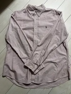 Ralph Lauren BDシャツ　ピンクストライプ