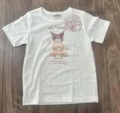 Sanrio サンリオ マイメロ クロミ ピアノ 半袖 Tシャツ 110 新品
