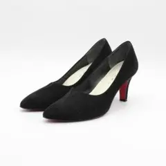 15■MELMO メルモ 本革ポインテッドパンプス(22.5ｃｍ2E)美品