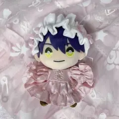 a3 ぬい服 ハンドメイド 16cm にじぬい ピンク ヘッドドレス