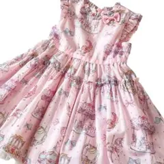 BODYLINE トランプ柄 アリス風 ロリータワンピース ピンク Mサイズ