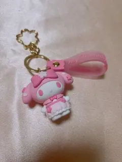 マイメロディ　さくら　キーホルダー　キーリング　チャーム　立体キーホルダー
