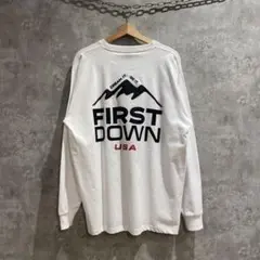 新品未使用 FIRST DOWN ファーストダウン ロンT 長袖 XLサイズ
