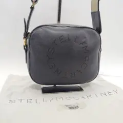 美品 現行 ステラマッカートニー サークルロゴ ショルダー カメラバッグ 黒