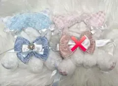 おすわりぬい服 水色