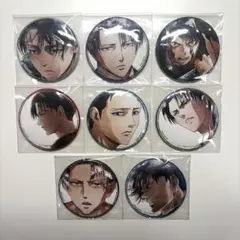 【レア・希少】進撃の巨人　リヴァイ　Ani-Art 缶バッジ　コンプリート