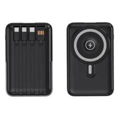 ★ブラック★20000mAhモバイルバッテリー★ワイヤレス充電