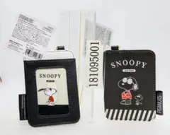 1個 単品 スヌーピー リール付きパスケース リール付き フラットケース