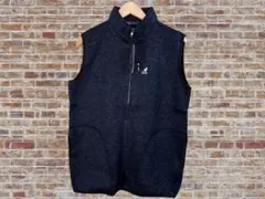 Lサイズ　ネイビー　KANGOL EXTRA COMFORT フリースベスト