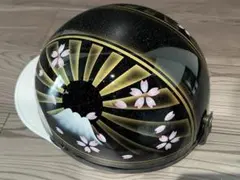 桜 富士日章 コルク半 ヘルメット 三段シート ロケットカウル - メルカリ