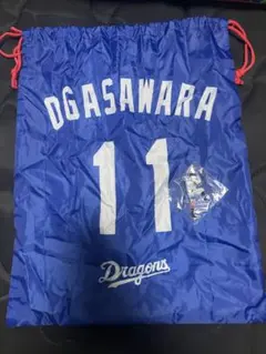中日ドラゴンズ 小笠原慎之介 巾着袋 アクリルピンバッジセット
