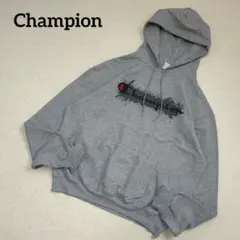 【定番アイテム】Champion グレー パーカー Lサイズ
