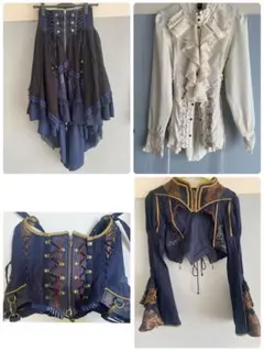 00s ozzon ローゼンカヴァリエ コルセット風レースアップ