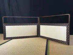 2玉桑縁 雲鵬 江戸間 風炉先屏風 茶道具 衝立 パーテーション - メルカリ