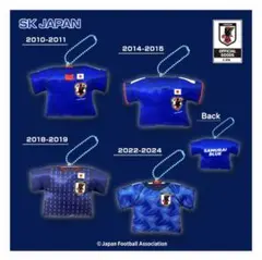 サッカー日本代表　ユニフォームマスコットBC コンプリートセット