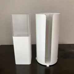 【送料込み】山崎実業tower隠せるキッチンペーパーホルダーとカトラリースタンドのサムネイル