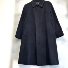allegri ステンカラーコート 黒 カシミヤ混 - メルカリ