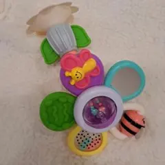 infantino スピンアクティビティフラワー ベビー おもちゃ ラトル 知育のサムネイル