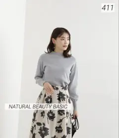 モックネック ニット