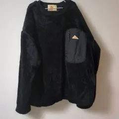 KELTY ボアフリース トレーナー 黒