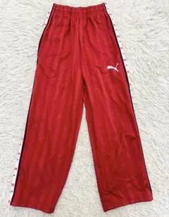 00s　PUMA　トラックパンツ　レッドメンズ　SSサイズ　レッド　赤　日本製のサムネイル
